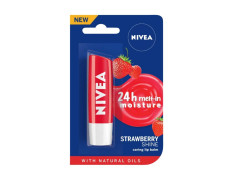 Nivea Strawberry Fruit Shine Lip Care, 4g (Pack of 3)