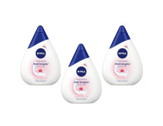 NIVEA Milk Delights Caring Rosewater Face Wash For Sensitive Skin, 100ml (Pack of 3)