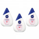 NIVEA Milk Delights Caring Rosewater Face Wash For Sensitive Skin, 100ml (Pack of 3)
