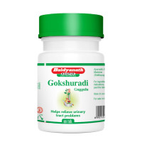 Baidyanath Gokshuradi Guggulu 80 tabs - For retention and painful micturition (Pack of 2)