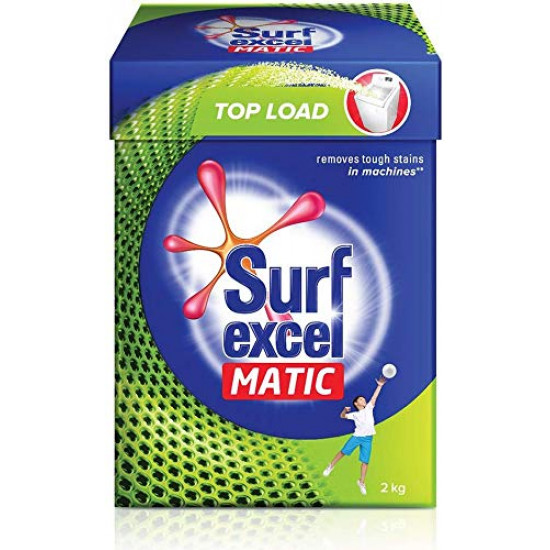 surf excel matic top load powder detergent, 2kg