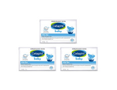 Cetaphil Baby Mild Bar for Face and Body Pack of 3, (75g x 3, Sensitive Skin)