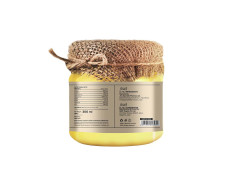 Jiva Gir Desi Cow A2 Ghee 300 ml | Sourced from A2 milk from Gir Cows & Made With Bilona Churning Process | Excellent source of OMEGA 3, OMEGA 6, Vitamins B2, B12, B6, C, E & K (Pack Of 1)