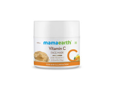 Mamaearth Vitamin C Face Mask With Vitamin C & Kaolin Clay for Skin Illumination - 100 g