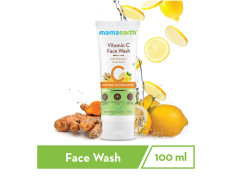 Mamaearth Vitamin C Face Wash with Vitamin C and Turmeric for Skin Illumination - 100ml