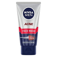 NIVEA MEN Acne Control Face Wash 50 g | With Magnolia Bark Extracts for 12 Hr Oil Control in Summer | Fights Dirt and Oil | For Oily Skin