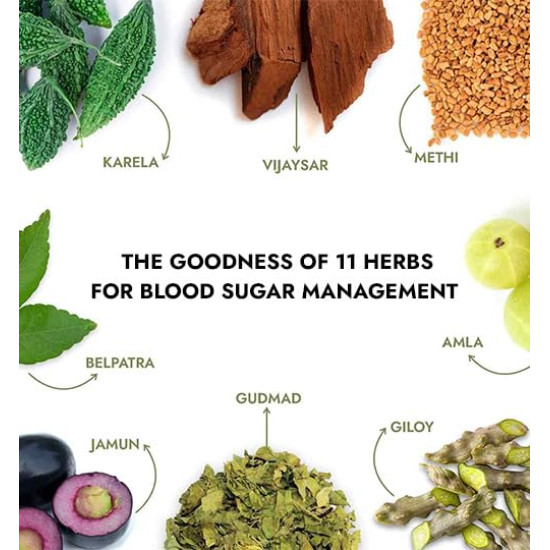 Kapiva Dia Control Combo | Karela Jamun Juice 1L, Diafree Juice 1L | Blend with Jamun, Karela, Amla, Guduchi | Helps Control Blood Sugar Level and Build Immunity