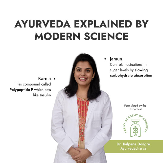 Kapiva Dia Control Combo | Karela Jamun Juice 1L, Diafree Juice 1L | Blend with Jamun, Karela, Amla, Guduchi | Helps Control Blood Sugar Level and Build Immunity