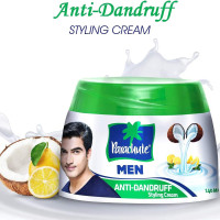 ADAM ZAC Parachute Anti-Dandruff Hair Cream For Men, 2 x 140 ml