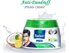 ADAM ZAC Parachute Anti-Dandruff Hair Cream For Men, 2 x 140 ml