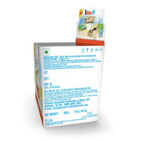 Kinder Creamy Pack of 24 Milky and Cocoa Chocolate with Extruded Rice - Delicious Family Snack