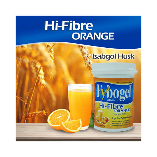 Fybogel - Bottle of 100g Hi-Fibre Orange Isabgol Husk