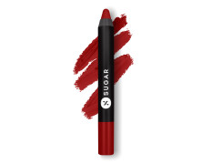 SUGAR Cosmetics Matte as Hell Crayon Lipsticks for Women | Lasts Up To 8+ Hours | Lip Crayon with Sharpener | 2.8gm - 35 Claire Redfield