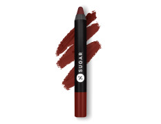 SUGAR Cosmetics Matte as Hell Crayon Lipsticks for Women | Lasts Up To 8+ Hours | Lip Crayon with Sharpener | 2.8gm - 36 Veronica Mars
