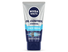 NIVEA MEN Oil Control Face Wash 50 g | With Charcoal, MENthol and Green Tea | Deep Cleanses | Reduces Oiliness | For Oily Skin