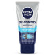 NIVEA MEN Oil Control Face Wash 50 g | With Charcoal, MENthol and Green Tea | Deep Cleanses | Reduces Oiliness | For Oily Skin