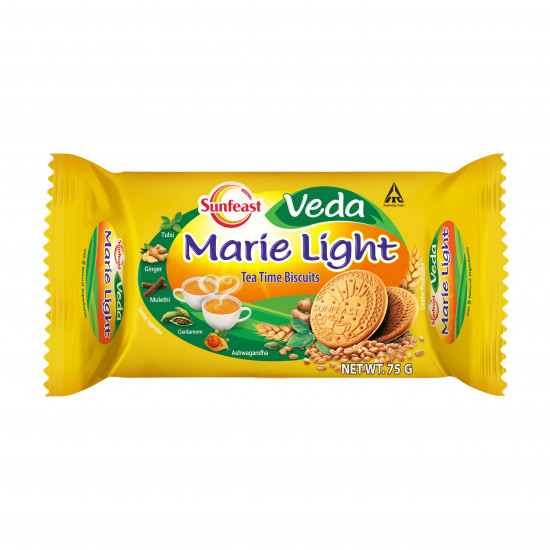 Sunfeast Veda Marie Light, 67g [Pack of 8]-