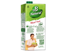B Natural Mixed Fruit+ Juice, Supports Immunity & Goodness of Fiber, 1 litre
