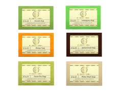 Khadi Natural Assorted Natural Soap Gift Set|Rejuvenates skin| Assortment of handmade soaps| Suitable for all skin types| Pack of 6 (125gm*6) (750 gm)