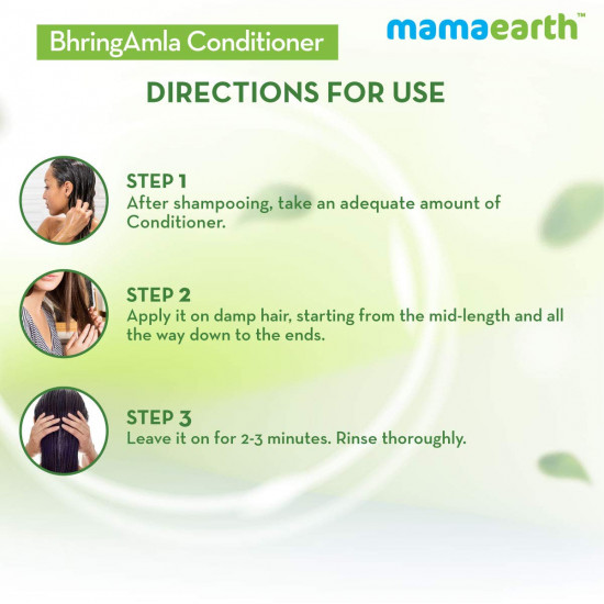 Mamaearth BhringAmla Conditioner for hair fall with Bhringraj & Amla for Intense Hair Treatment – 250ml