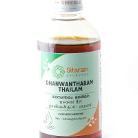 Sitaram Ayurveda Dhanwantaram Thailam 450ml | Dhanvantaram Tailam | Sesame Based Ayurvedic Danwantaram Oil