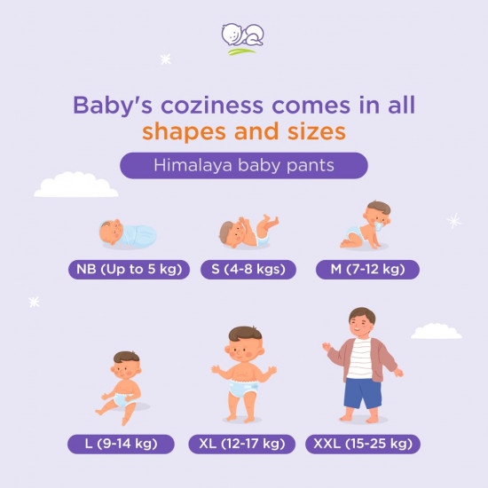 Himalaya Total Care Baby Pants - New Born 54 Count