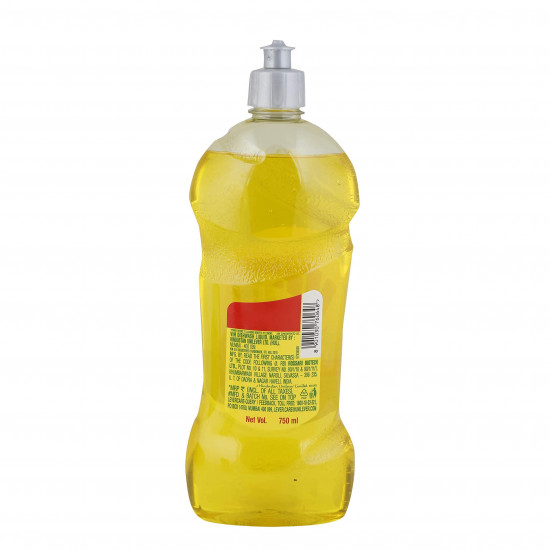 Vim Drop Dishwash Liquid - Yellow, 750ml