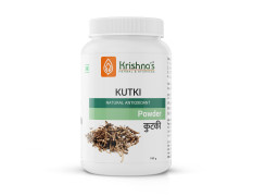Krishna's Kutki (Picrorhiza kurroa) Powder - 100 g | Improves Appetite | Supports Digestive System