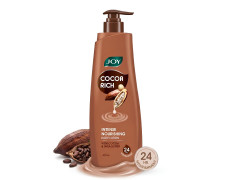 Joy Cocoa Rich Intense Nourishing Summer Body Lotion (400ml) | 24 Hour Nourishment | With Shea Butter & Cocoa Butter | Suitable for Normal to Dry Skin | Non Sticky & Non Greasy Lightweight Body Lotion