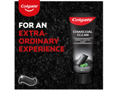 Colgate Charcoal Clean Black Gel Toothpaste, Saver Pack of 240g with Slim Soft Charcoal Toothbrush - Deep Clean & Refreshing