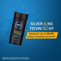 NIVEA MEN Body Wash, 42k, 250 ml | with Silver Ions Technology for Max Freshness | 3 in 1 Shower Gel for Body, Face & Hair NIVEA MEN Body Wash, 42k, 250 ml | with Silver Ions Technology for Max Freshness | 3 in 1 Shower Gel for Body, Face & Hair