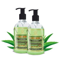 Khadi Natural Hand Wash Aloe Vera|Ayurvedic Handwash For Clean Hands|Naturally Moisturizing Hand Wash|For Soft & Germ Free Hand|Gentle Hand Wash|Suitable For All Skin Types|Pack Of 2(300Ml*2) (600Ml)