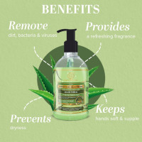 Khadi Natural Hand Wash Aloe Vera|Ayurvedic Handwash For Clean Hands|Naturally Moisturizing Hand Wash|For Soft & Germ Free Hand|Gentle Hand Wash|Suitable For All Skin Types|Pack Of 2(300Ml*2) (600Ml)