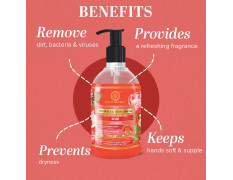 Khadi Natural Handwash| Rose fragrance| Keeps skin hydrated| Maintains natural pH balance| Rebalances dry and sensitive skin| Pack of 2 (300 ml)