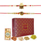 Maalpani Rakhi Festival Dry Fruit Hamper | Rakhi 2 Rakhi Combo Pack with Dry Fruit Gift Pack