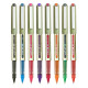 uni-ball Eye UB157 0.7 mm Roller Ball Pens, Multicolour Ink, Pack of 8
