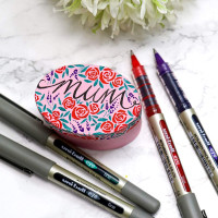 uni-ball Eye UB157 0.7 mm Roller Ball Pens, Multicolour Ink, Pack of 8