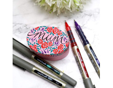 uni-ball Eye UB157 0.7 mm Roller Ball Pens, Multicolour Ink, Pack of 8