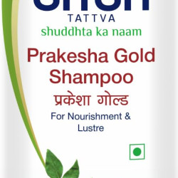 Sri Sri TATTVA shuddhta ka naam Prakesha Gold Shampoo For Nourishment & Lustre, 200 ml (Pack of 4)