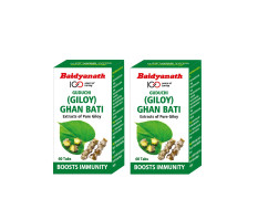 Baidyanath Guduchi (Giloy) Ghanbati - 60 Tablets (pack of 2) - Helps Boost Immunity