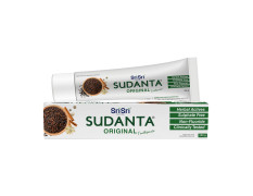 Sri Sri Tattva Sudanta Original Toothpaste - All Natural, Fluoride Free Tooth Paste with Cloves, Cinnamon, Bakul & More - 200g (Pack of 4), for Kids and Adults