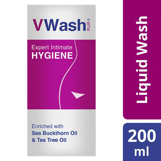 VWash Plus Expert Intimate Hygiene Wash, Doctor Prescribed, Clinically Tested, Prevents Itching, Irritation & Dryness, No Paraben & SLS, 200 ml