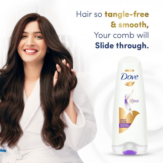 Dove Daily Shine Conditioner For All Hair Type, 335ml (Fresh)