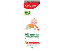 Colgate Toothpaste for Kids (0-2 years), Natural Fruit Flavour, 70g