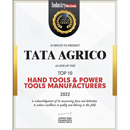 TATA Agrico 5-in-1 Screwdriver Set | Multi-Purpose Hand Tool Kit with Flat Blades, Poker Bars & Extension Rod | Durable Screw Driver Kit for Home, Garage & Industrial Use (Yellow)