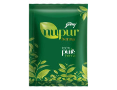 Godrej Nupur 100% Pure Henna Powder for Hair Colour (Mehandi) | for Hair, Hands & Feet (500g)