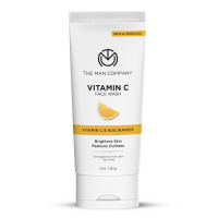 The Man Company Vitamin C Gel Face Wash For Man - Stable Vitamin C & Niacinamide Face Wash | Brightening, Glowing | Hydrates | Suitable For Oily, Dry & Sensitive Skin 100ml