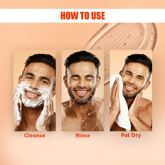 The Man Company Vitamin C Gel Face Wash For Man - Stable Vitamin C & Niacinamide Face Wash | Brightening, Glowing | Hydrates | Suitable For Oily, Dry & Sensitive Skin 100ml The Man Company Vitamin C Gel Face Wash For Man - Stable Vitamin C & Niacinamide Face Wash | Brightening, Glowing | Hydrates | Suitable For Oily, Dry & Sensitive Skin 100ml