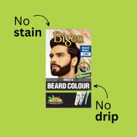 Bigen Men's Beard Color Medium Brown 20gm+20gm, 40 g