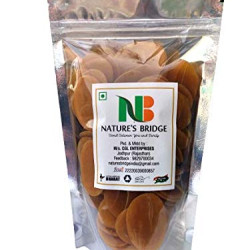 Nature's Bridge Pani Puri - GOL Gappa - Ready-to-Fry Dry Pani Puri Papad with Masala - Puchka - Ready to Fry at Home Pack of 100 Pcs. Pani Puri Papad - (250 gm)